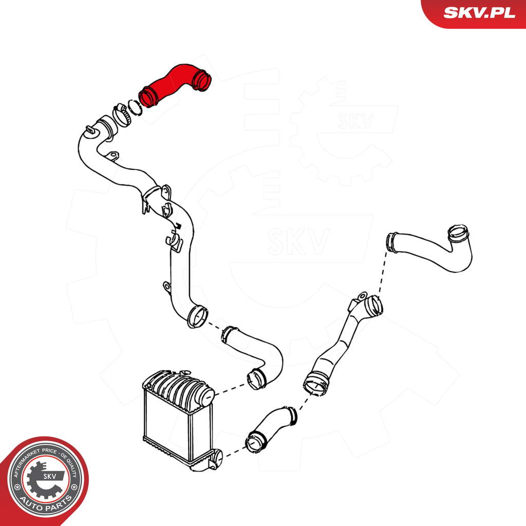 Durite de turbocompresseur