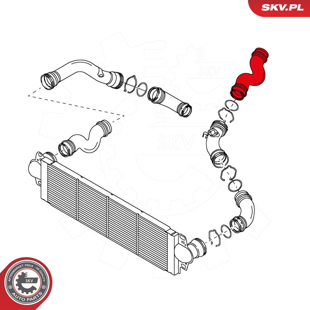 Durite de turbocompresseur
