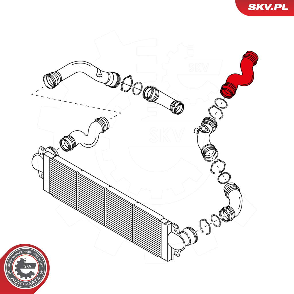 Durite de turbocompresseur