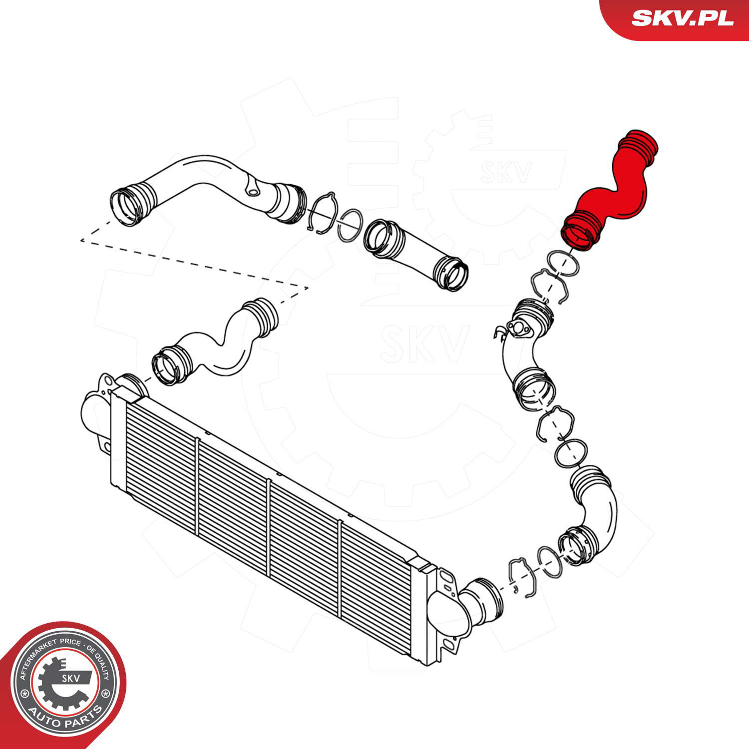 Durite de turbocompresseur