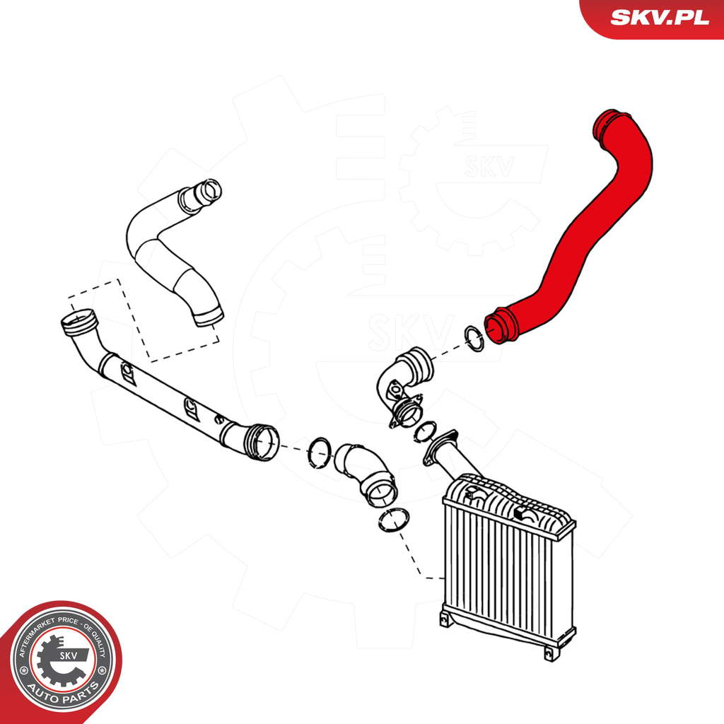 Durite de turbocompresseur