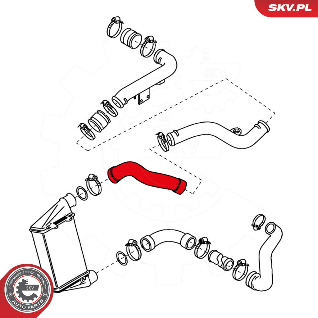 Durite de turbocompresseur