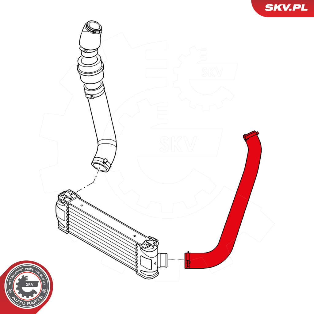 Durite de turbocompresseur