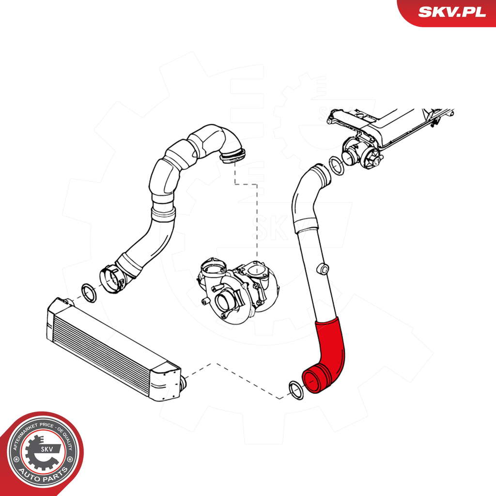 Durite de turbocompresseur