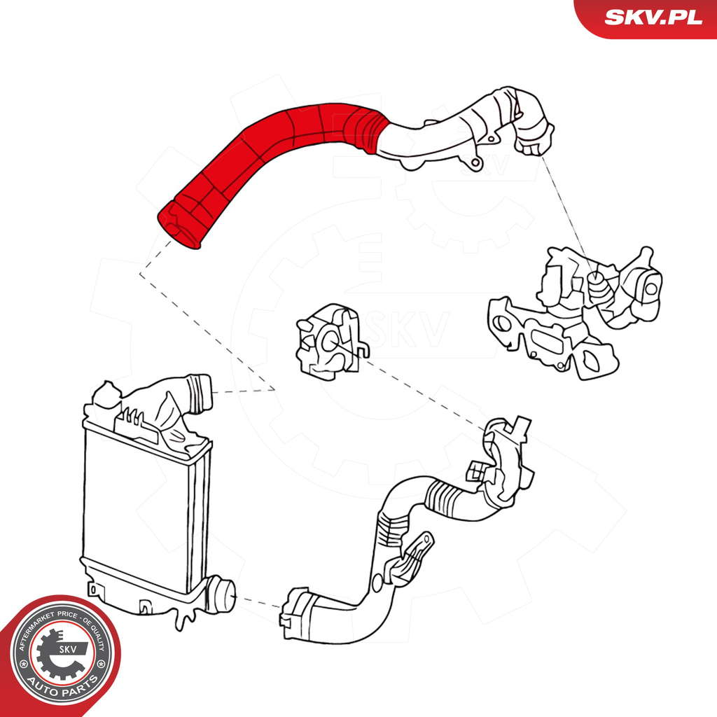 Durite de turbocompresseur