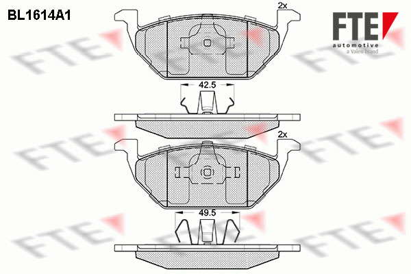 Plaquettes de frein