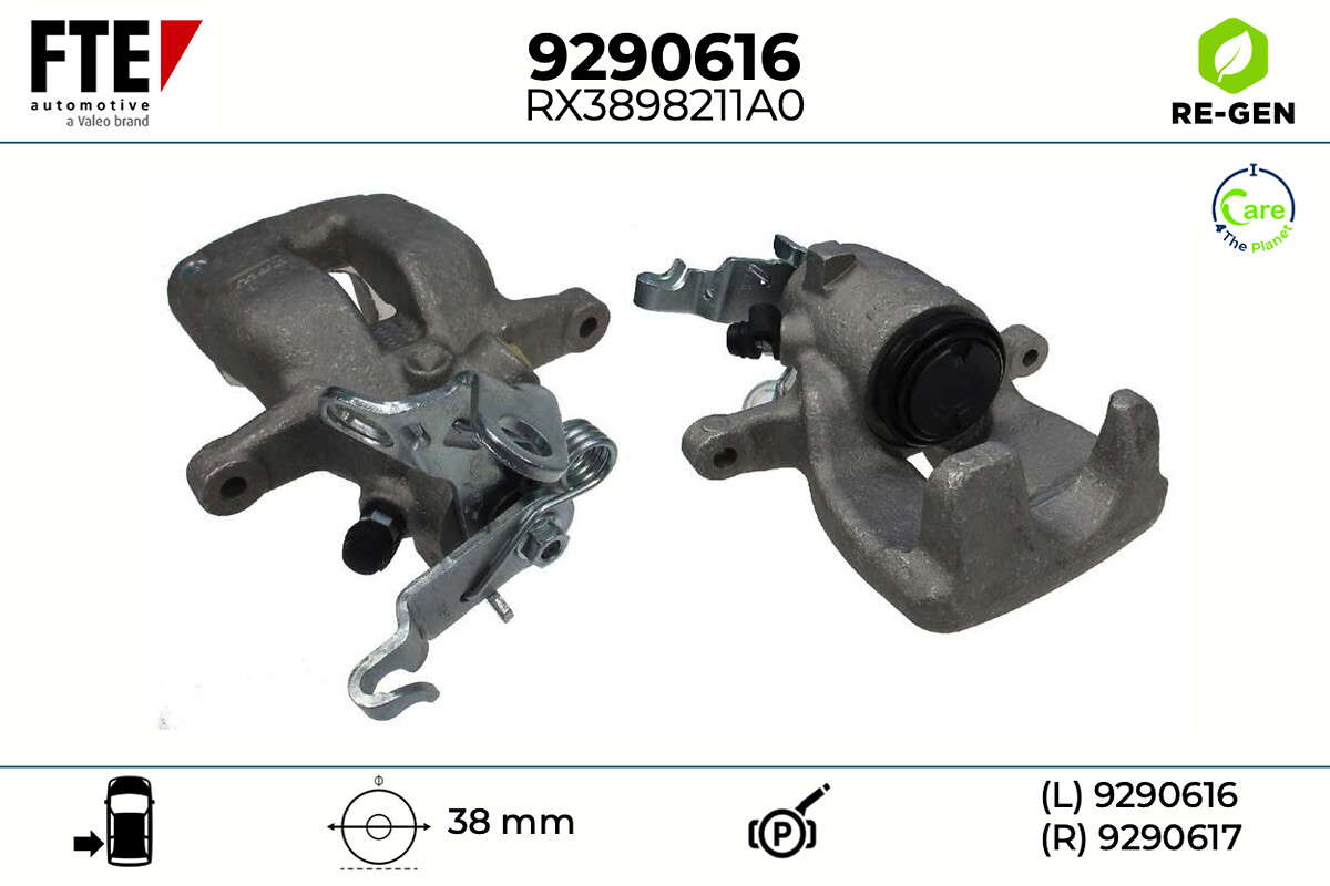 Étrier de frein (Remanufacturé)