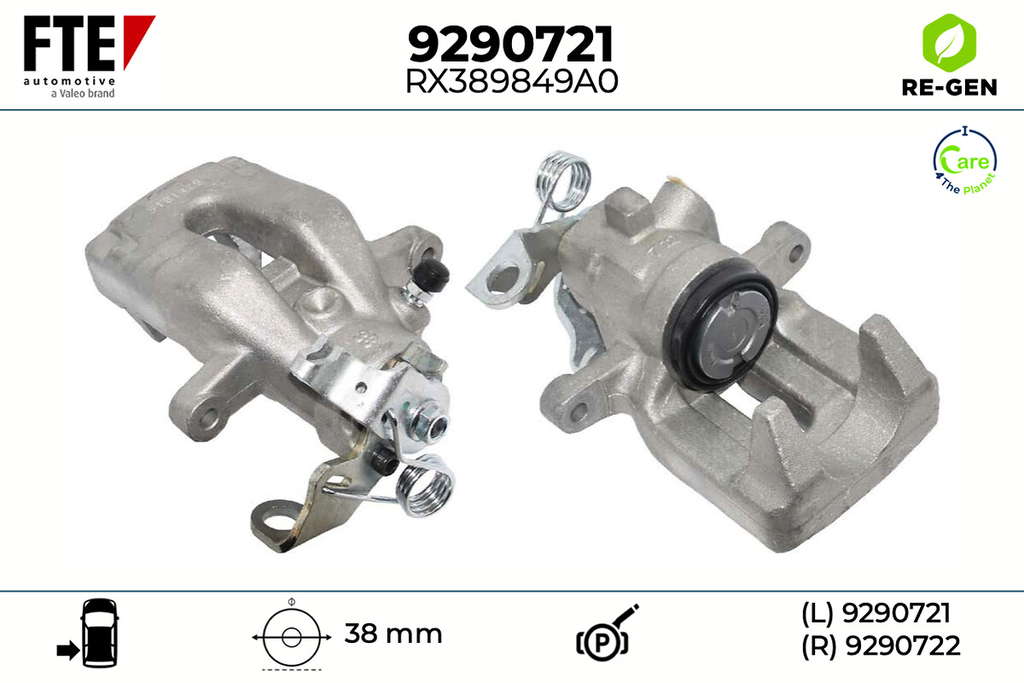 Étrier de frein (Remanufacturé)