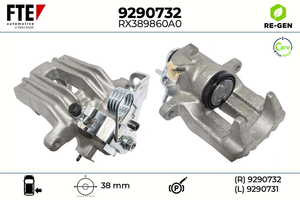 Étrier de frein (Remanufacturé)
