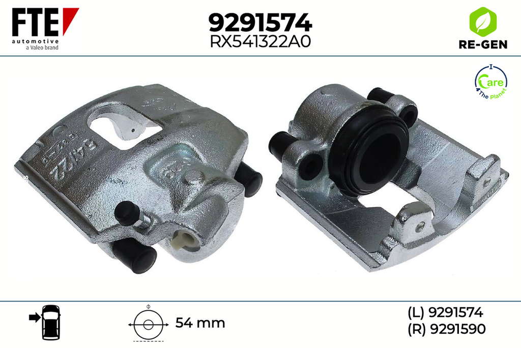 Étrier de frein (Remanufacturé)
