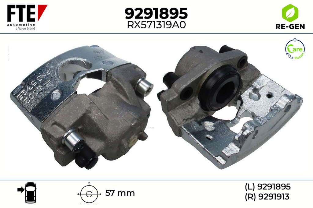 Étrier de frein (Remanufacturé)