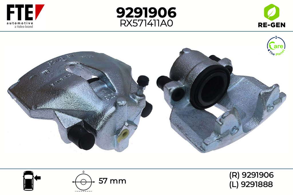 Étrier de frein (Remanufacturé)