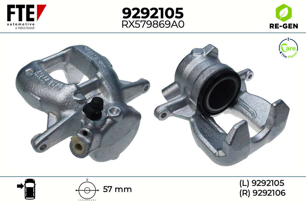 Étrier de frein (Remanufacturé)