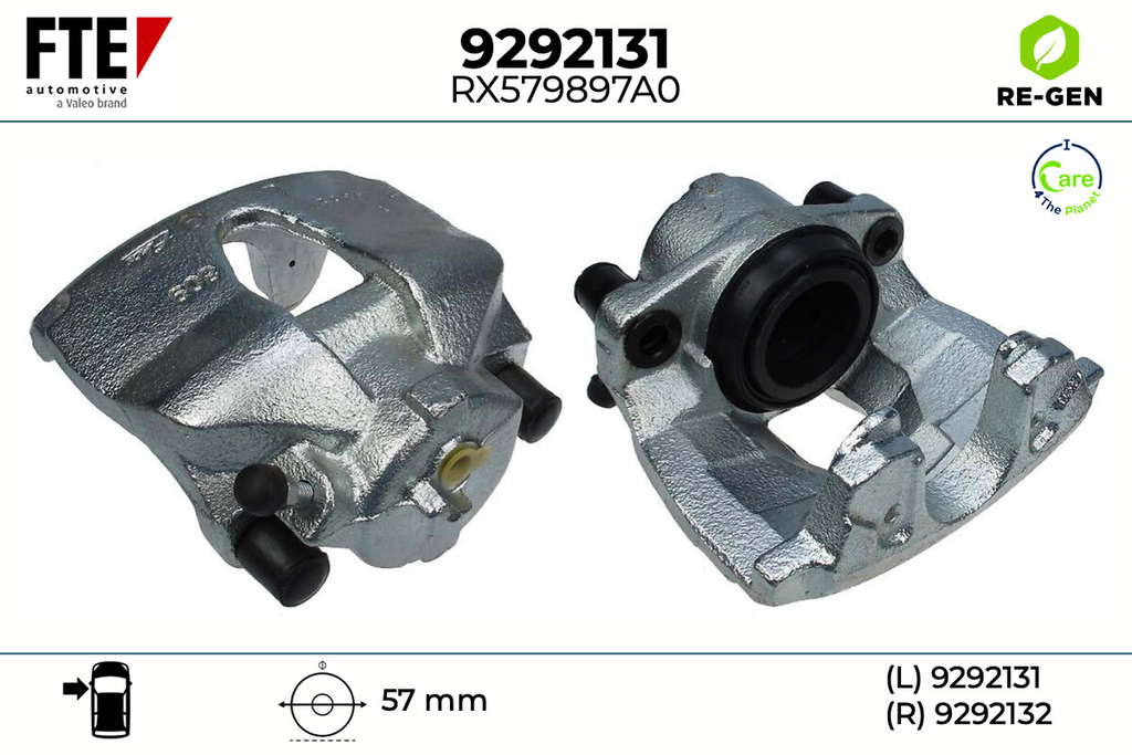Étrier de frein (Remanufacturé)