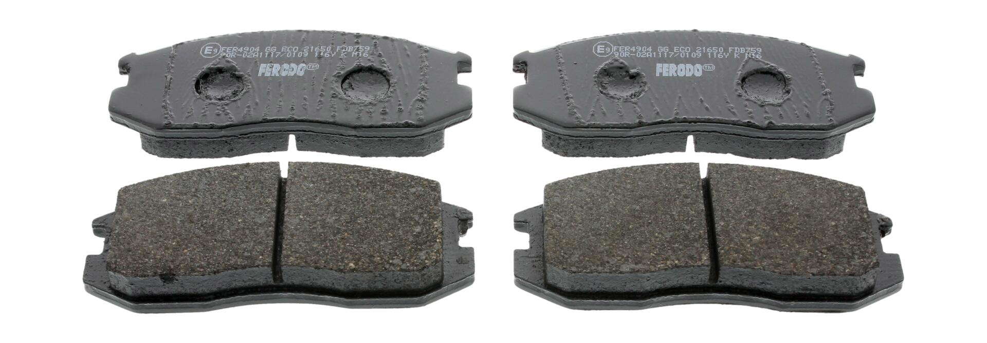 Plaquettes de frein