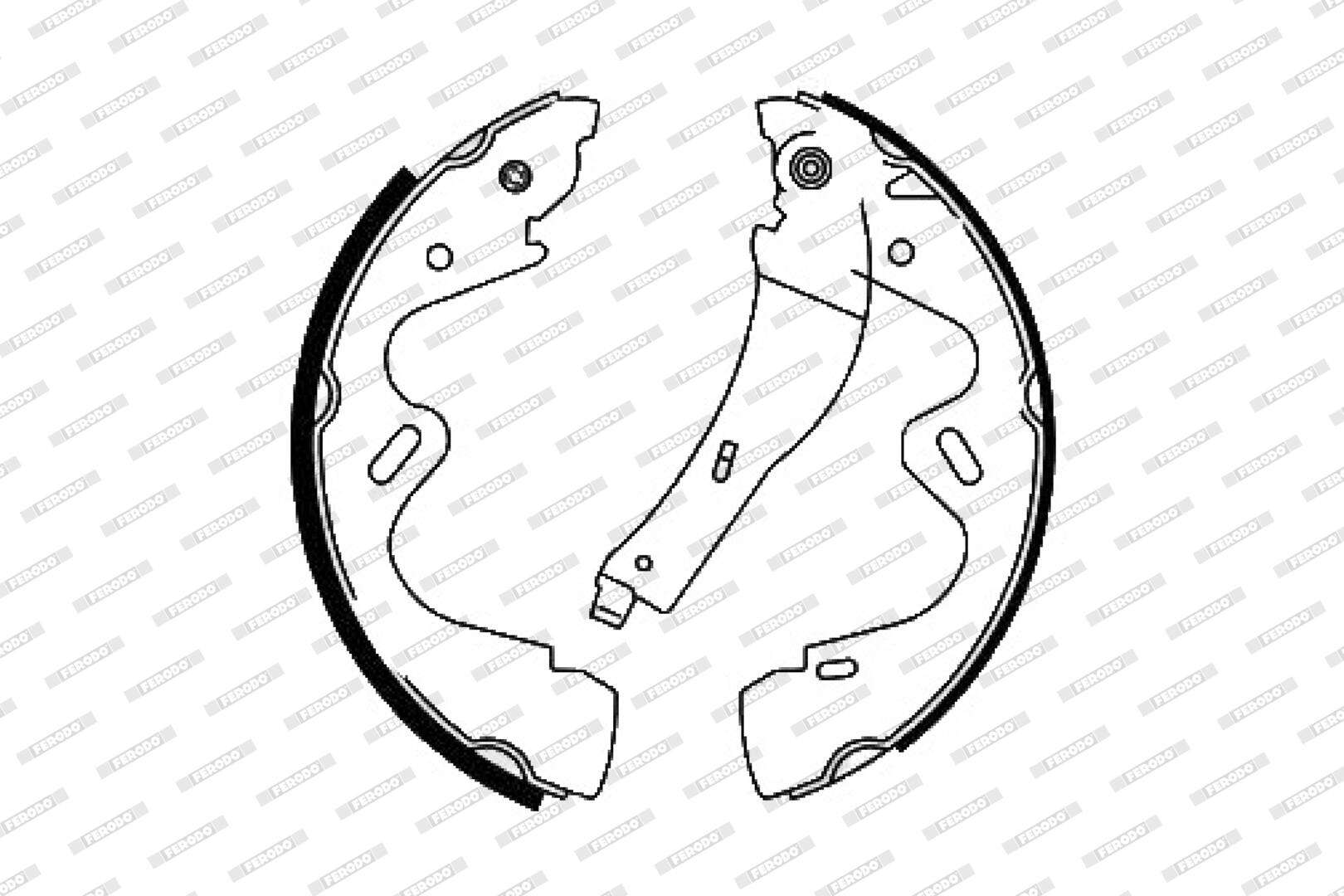Jeu de mâchoires de frein