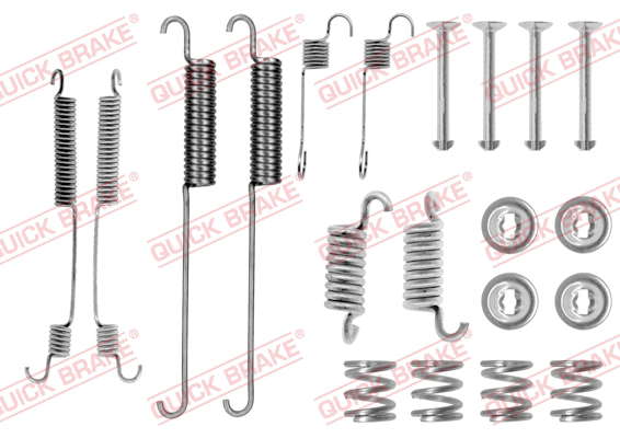 Kit d'accessoires, mâchoire de frein
