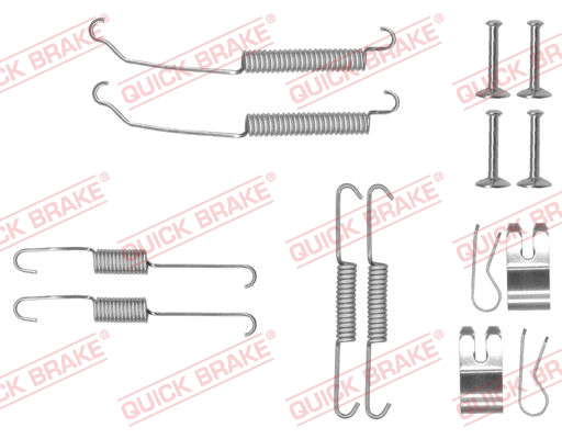 Kit d'accessoires, mâchoire de frein