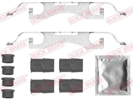 Kit d'accessoires, plaquette de frein à disque