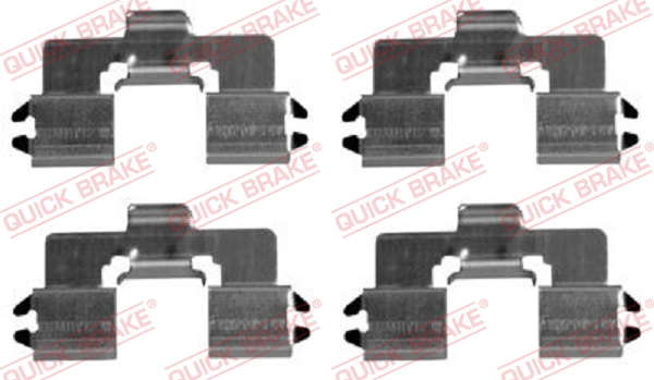Kit d'accessoires (plaquette de frein)
