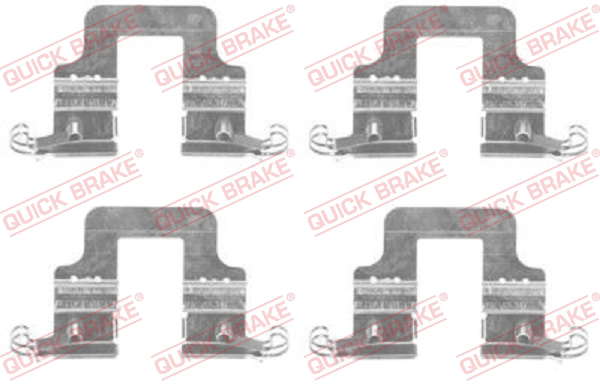Kit d'accessoires, plaquette de frein à disque