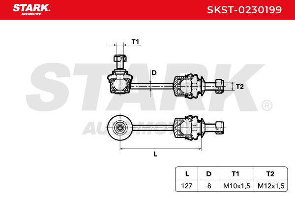 Biellette de barre stabilisatrice