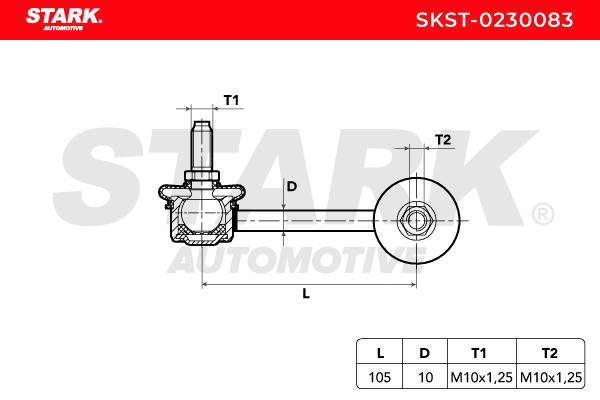 Biellette de barre stabilisatrice