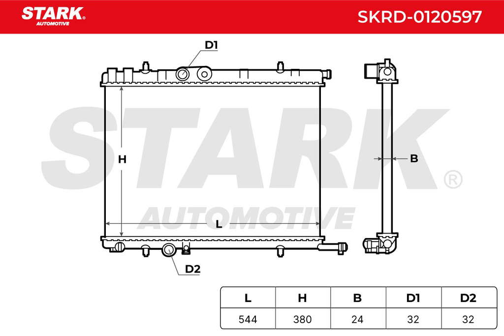 Radiateur du moteur
