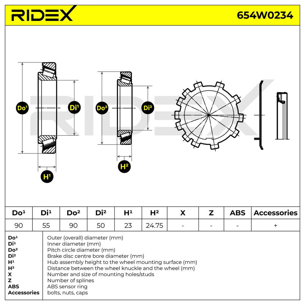 Kit de roulement de roue