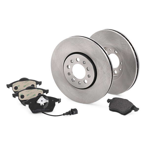 Jeu de disques et plaquettes de frein