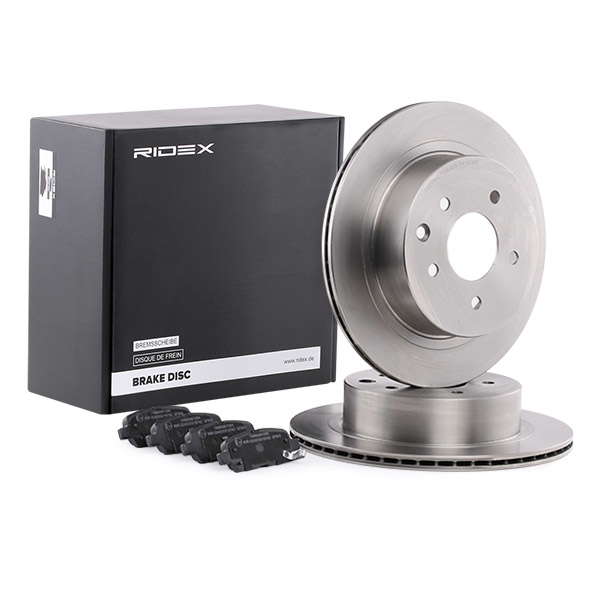 Jeu de disques et plaquettes de frein