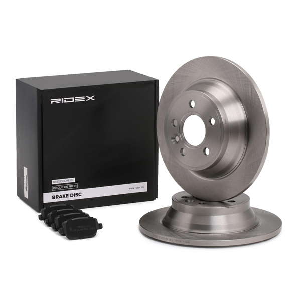 Jeu de disques et plaquettes de frein