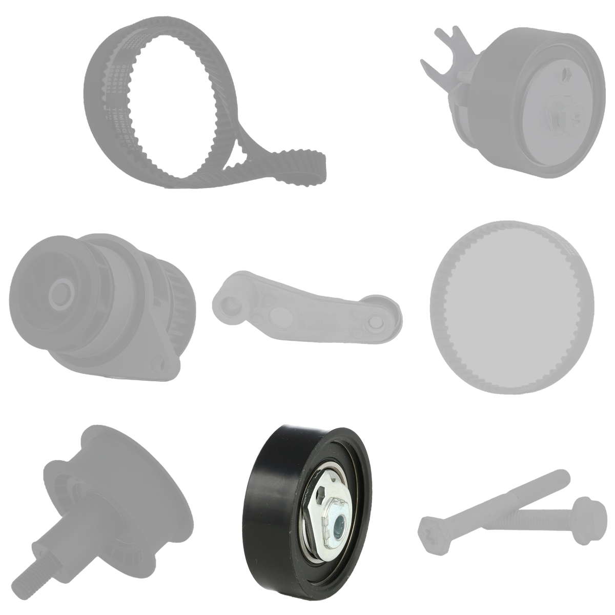 Kit pompe à eau et courroie de distribut