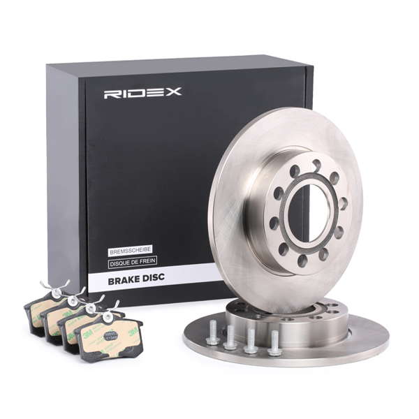 Jeu de disques et plaquettes de frein