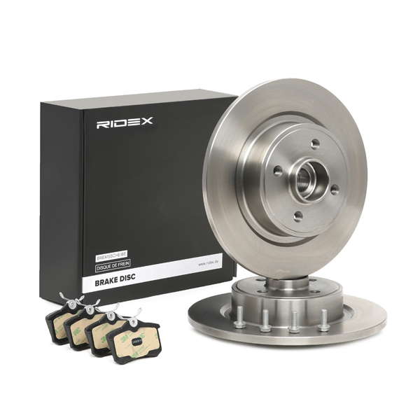 Jeu de disques et plaquettes de frein