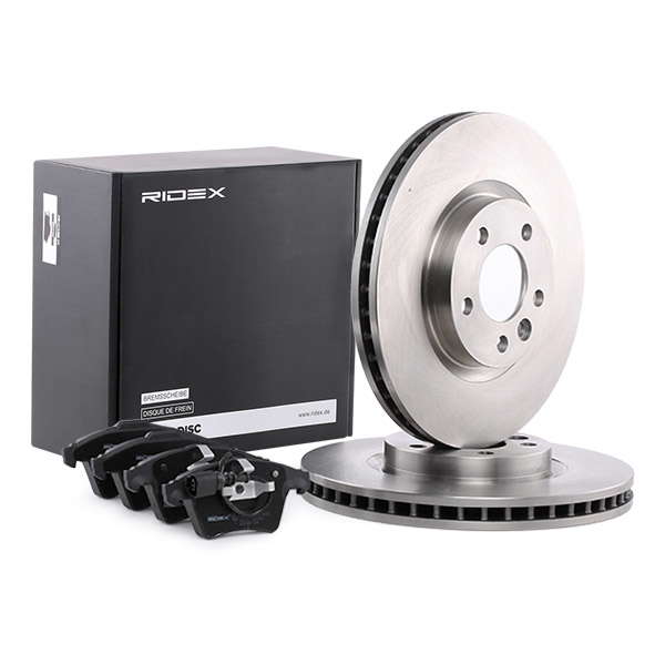 Jeu de disques et plaquettes de frein