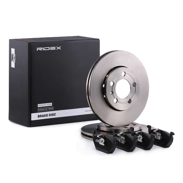 Jeu de disques et plaquettes de frein