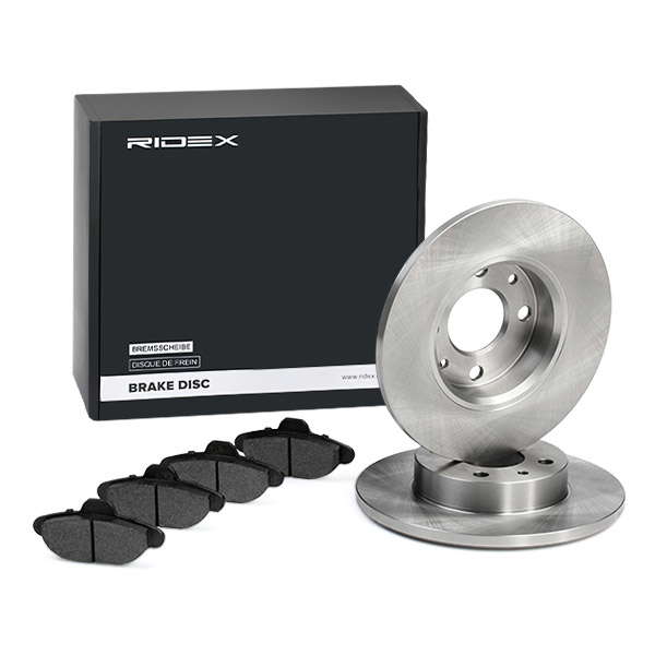 Jeu de disques et plaquettes de frein