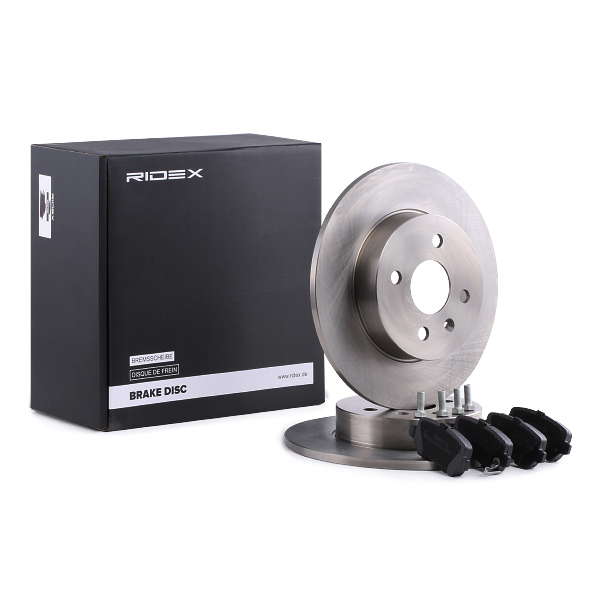 Jeu de disques et plaquettes de frein