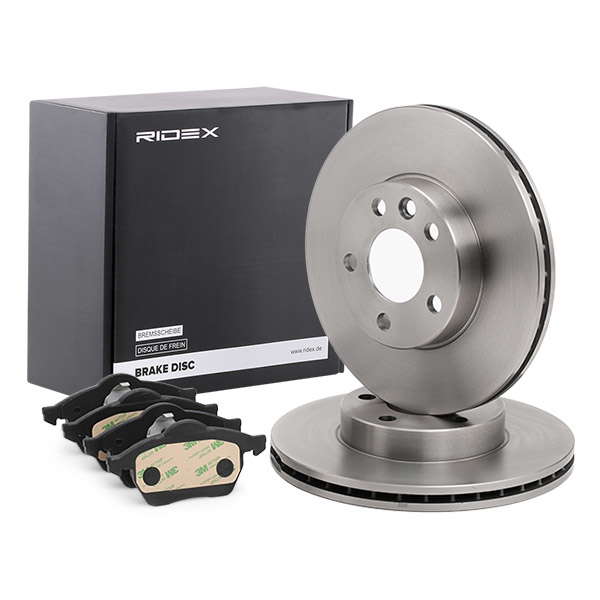 Jeu de disques et plaquettes de frein