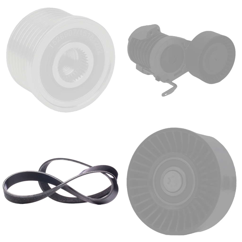 Kit de courroies nervurées