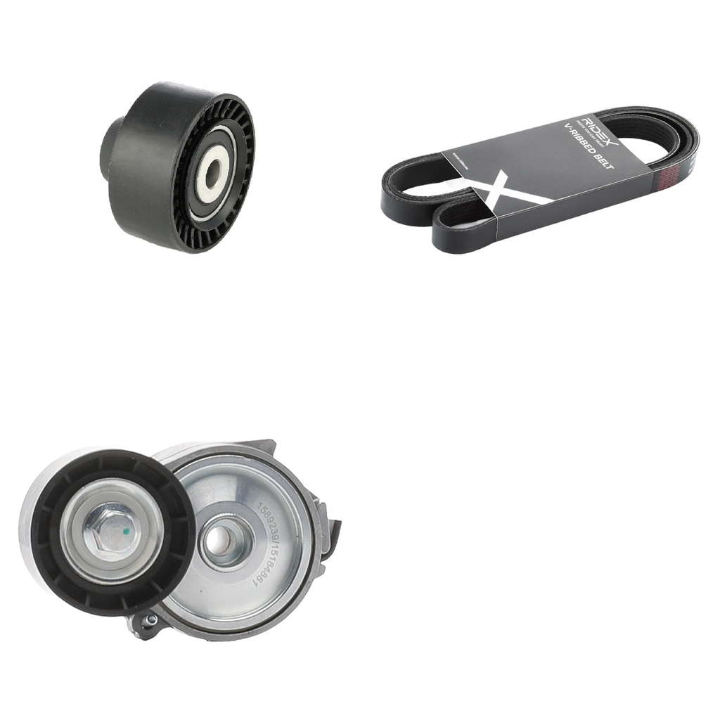 Kit de courroies nervurées