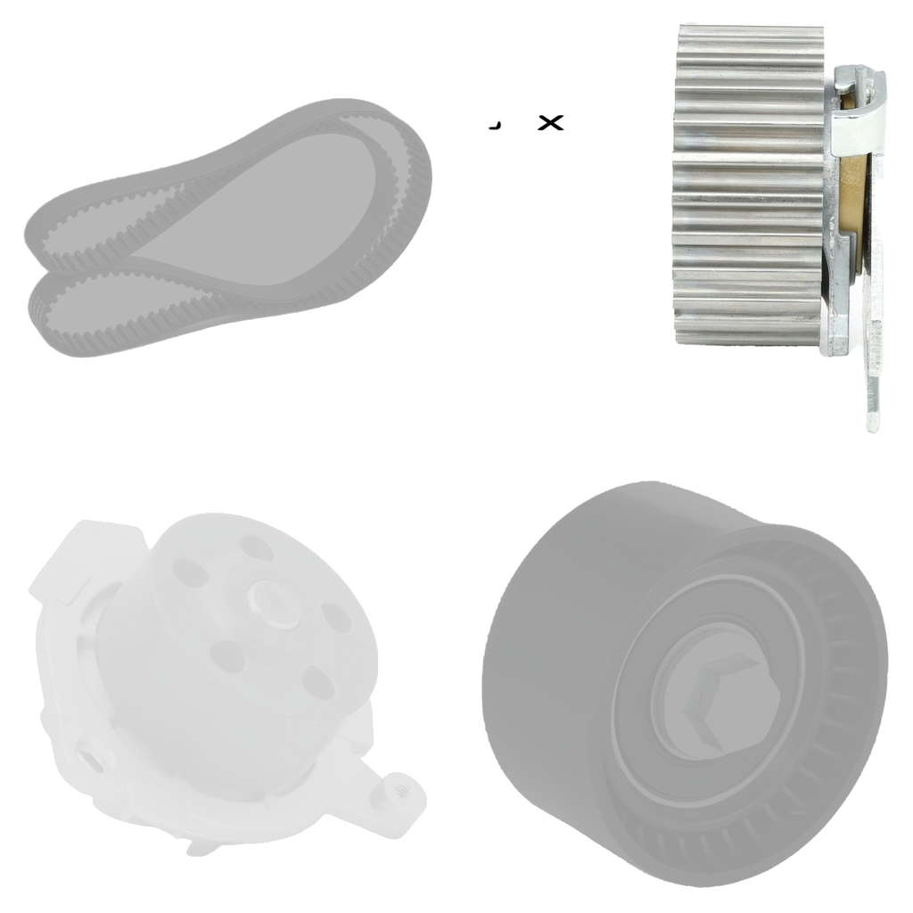 Kit pompe à eau et courroie de distribut