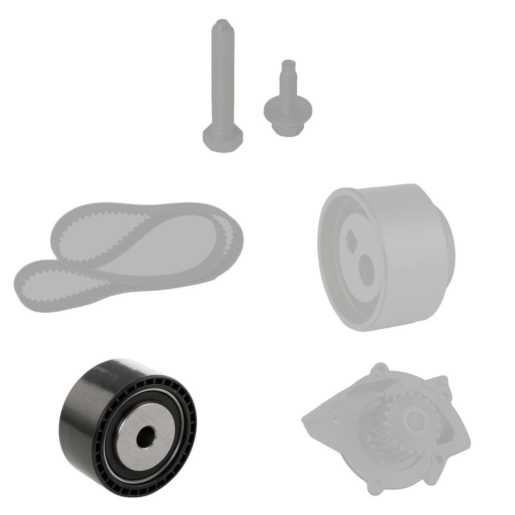 Kit pompe à eau et courroie de distribut
