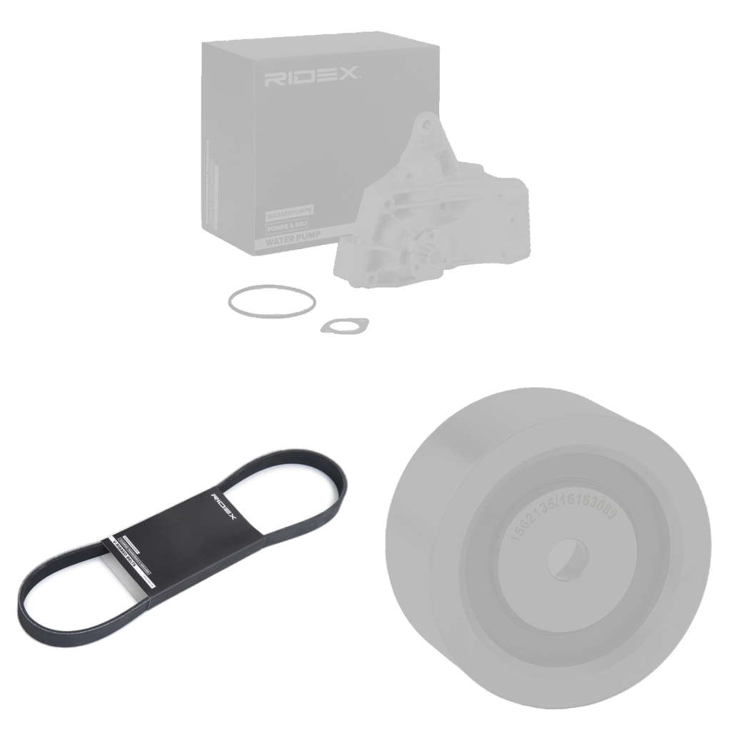 Kit pompe à eau + courroie trapézoïdale