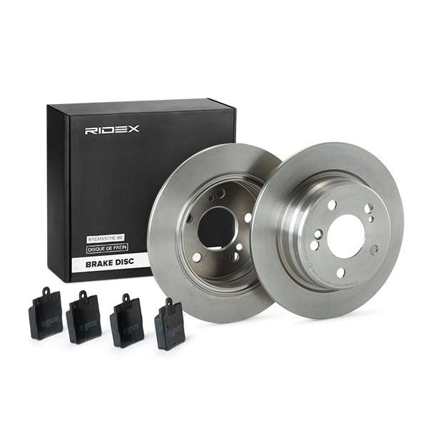 Jeu de disques et plaquettes de frein
