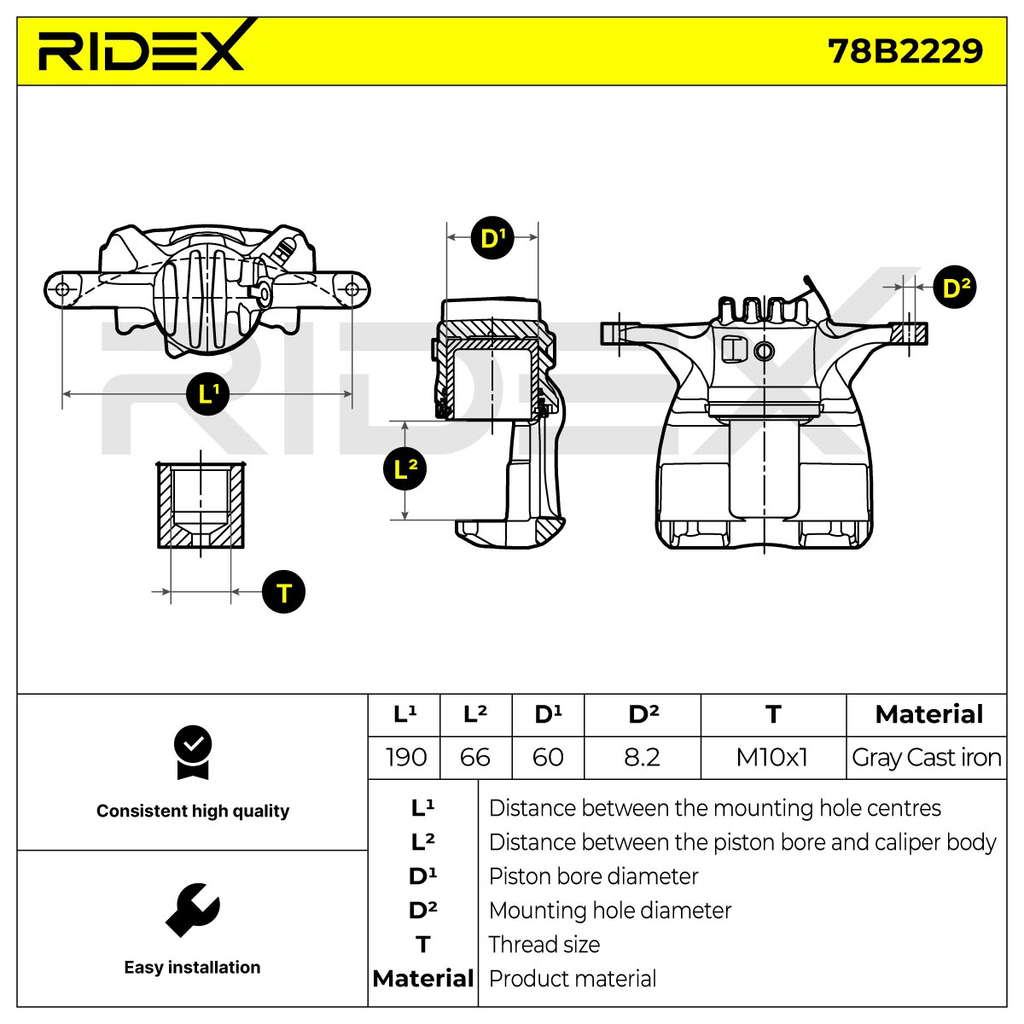 Etrier de frein AVD TRAFIC III
