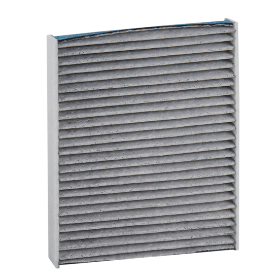 Filtre, air de l'habitacle