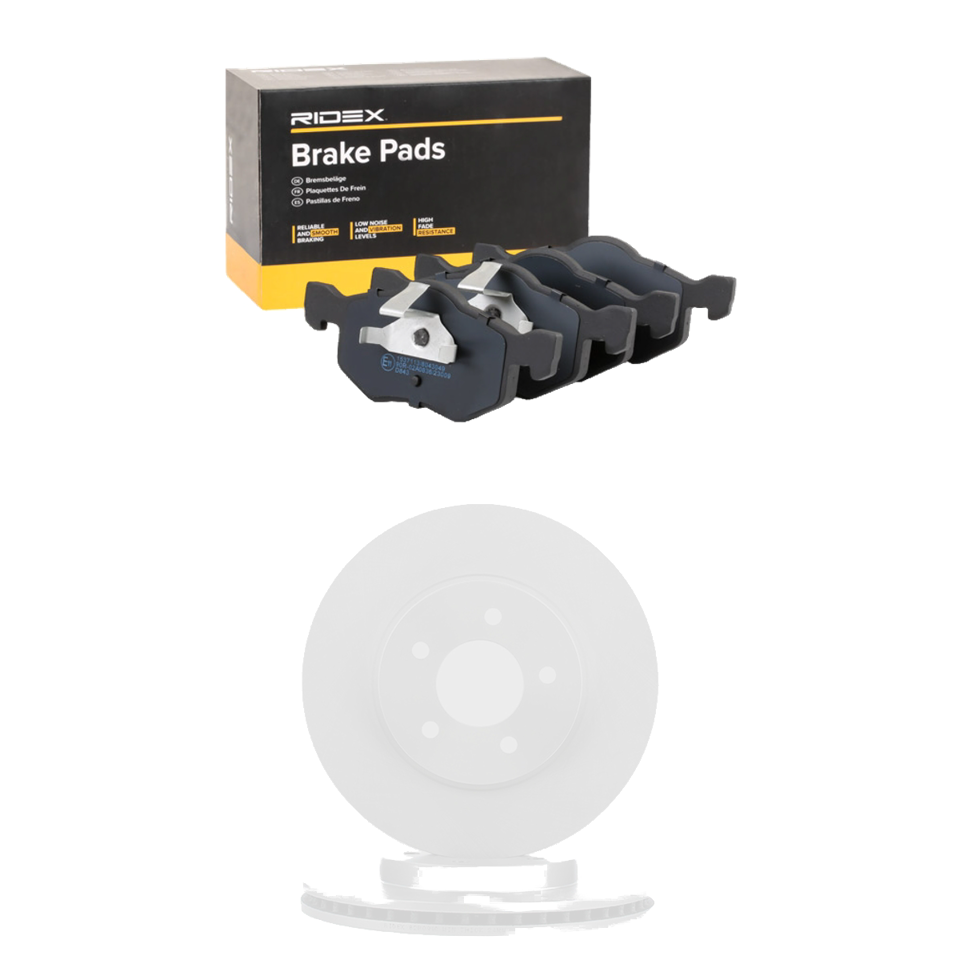 Jeu de disques et plaquettes de frein