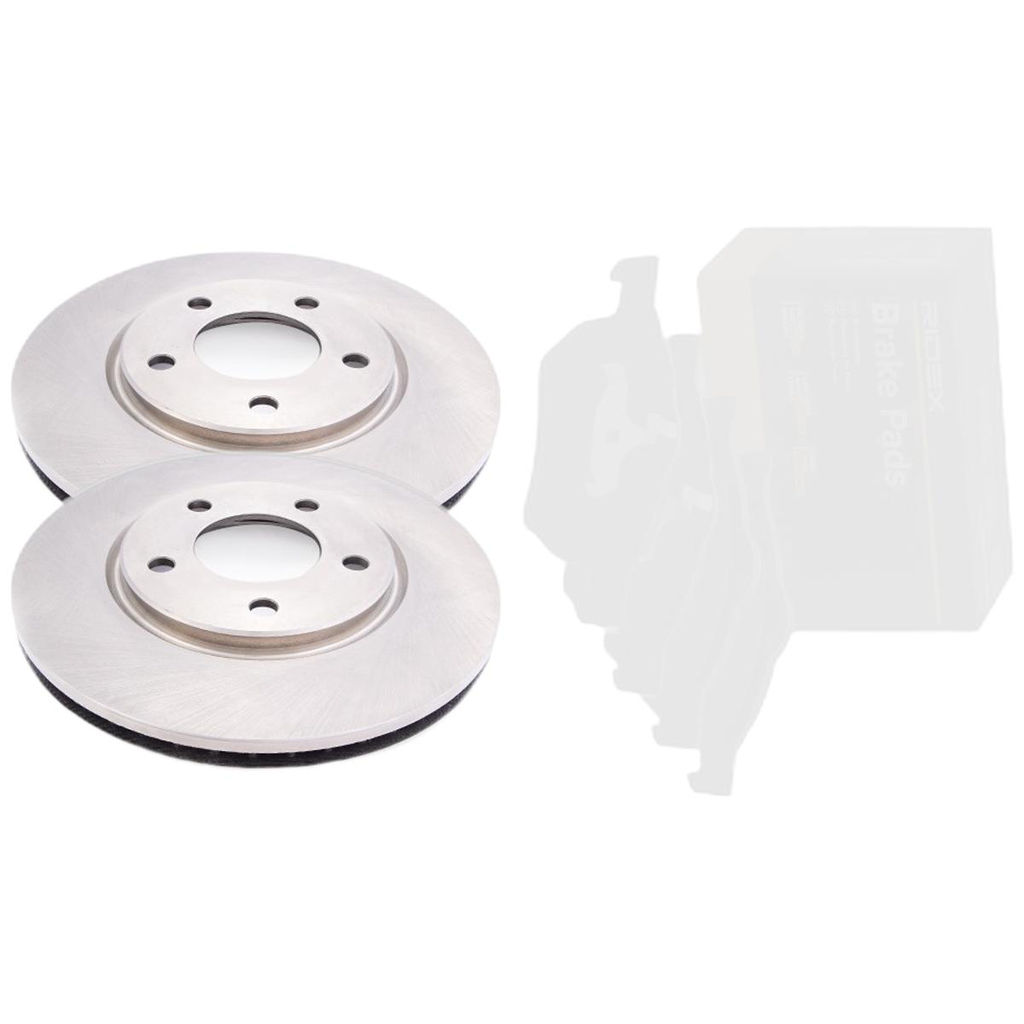 Jeu de disques et plaquettes de frein